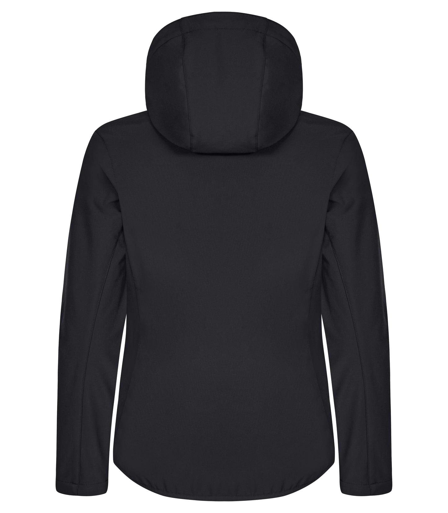 CLASSIC SOFTSHELL HOODY DAM SVART