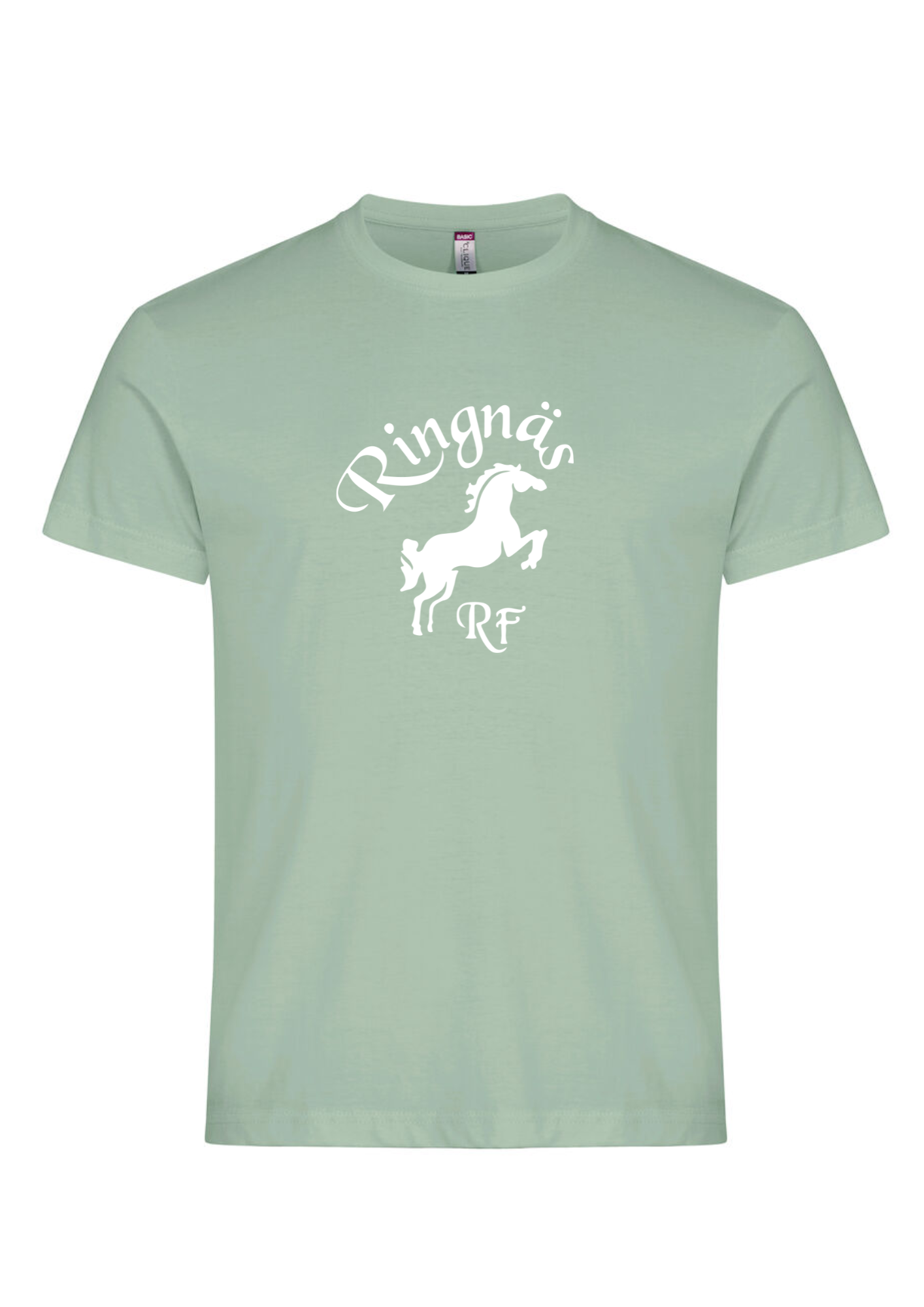 RINGNÄS RYTTARFÖRENING SOMMAR T-SHIRT SALVIAGRÖN UNISEX