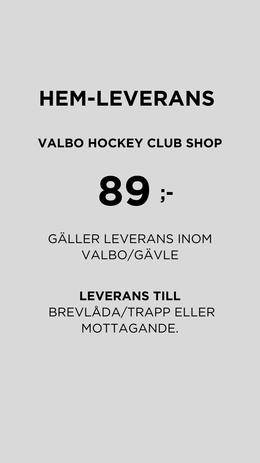 HEMLEVERANS FREDAG 20/12