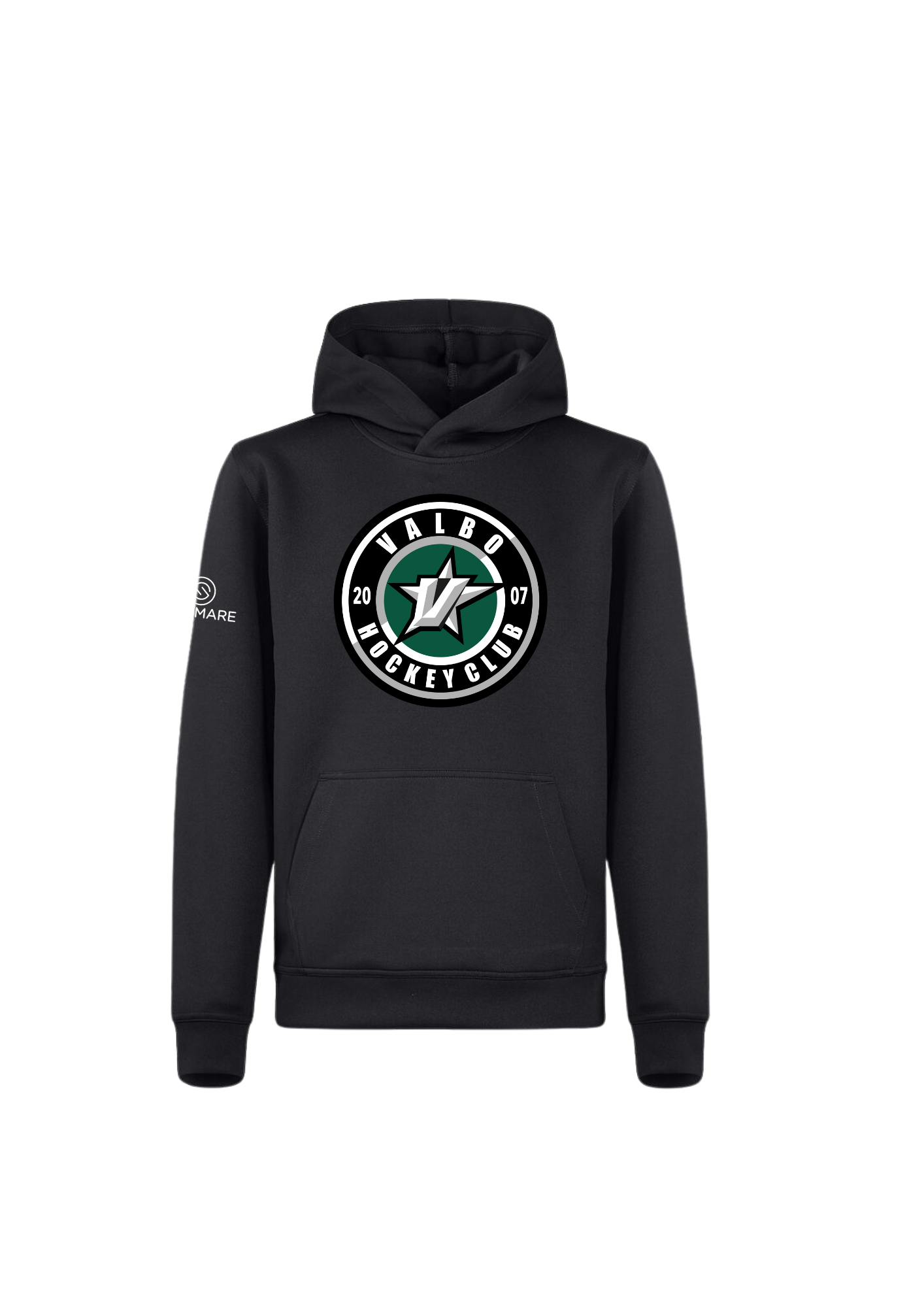 VALBO HOCKEY CLUB BASIC ACTIVE HOOD JUNIOR SVART