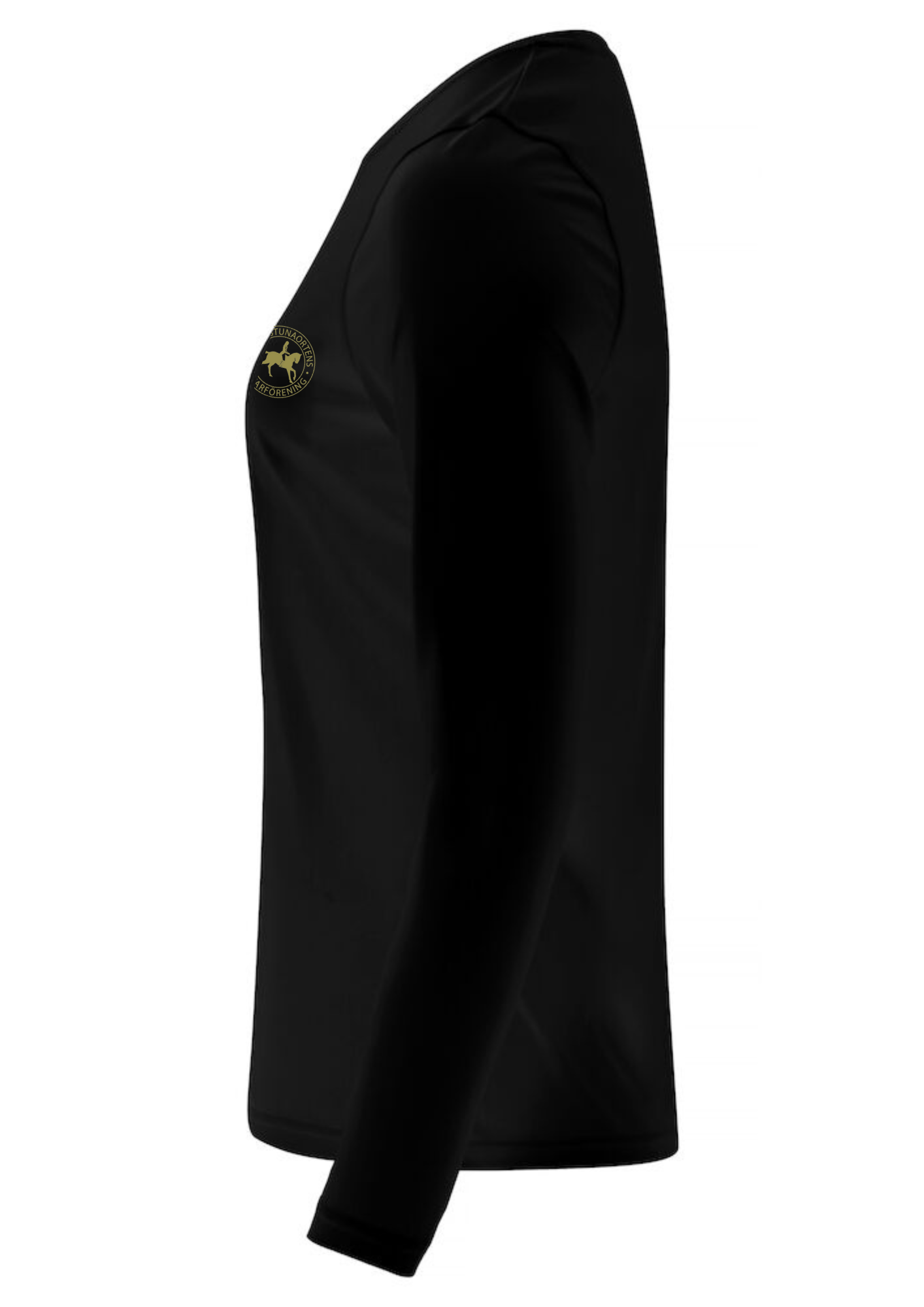 ÄLVDALENS RIDKLUBB BASIC ACTIVE T-SHIRT LONGSLEEVE DAM SVART
