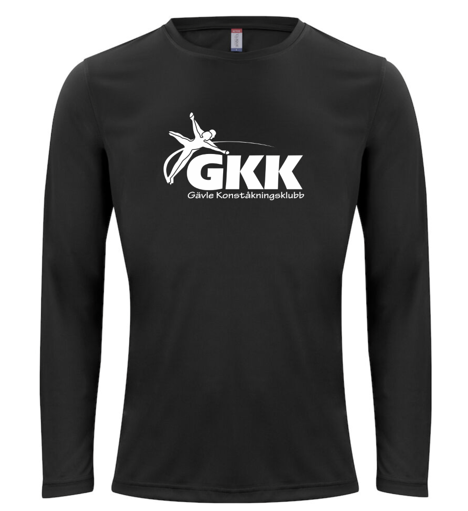 GÄVLE KONSTÅKNINGSKLUBB BASIC ACTIVE LONGSLEEVE DAM SVART