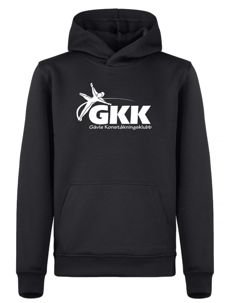 BASIC ACTIVE HOOD JUNIOR SVART GÄVLE KONSTÅKNINGSKLUBB