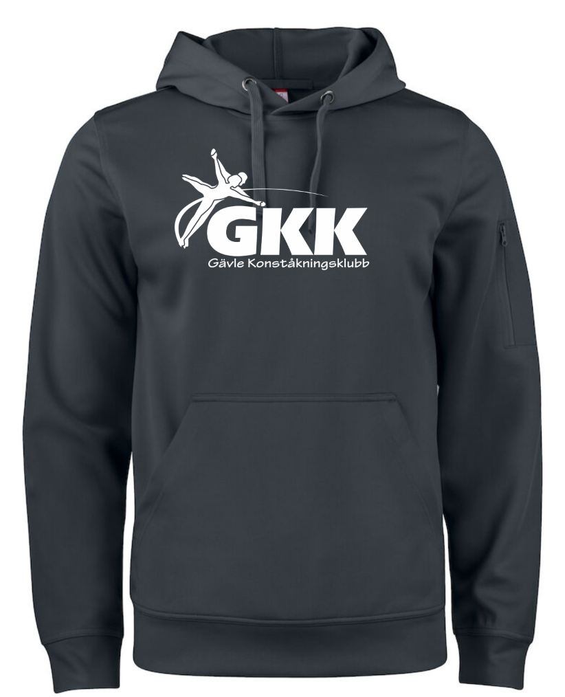 BASIC ACTIVE HOOD DAM SVART GÄVLE KONSTÅKNINGSKLUBB