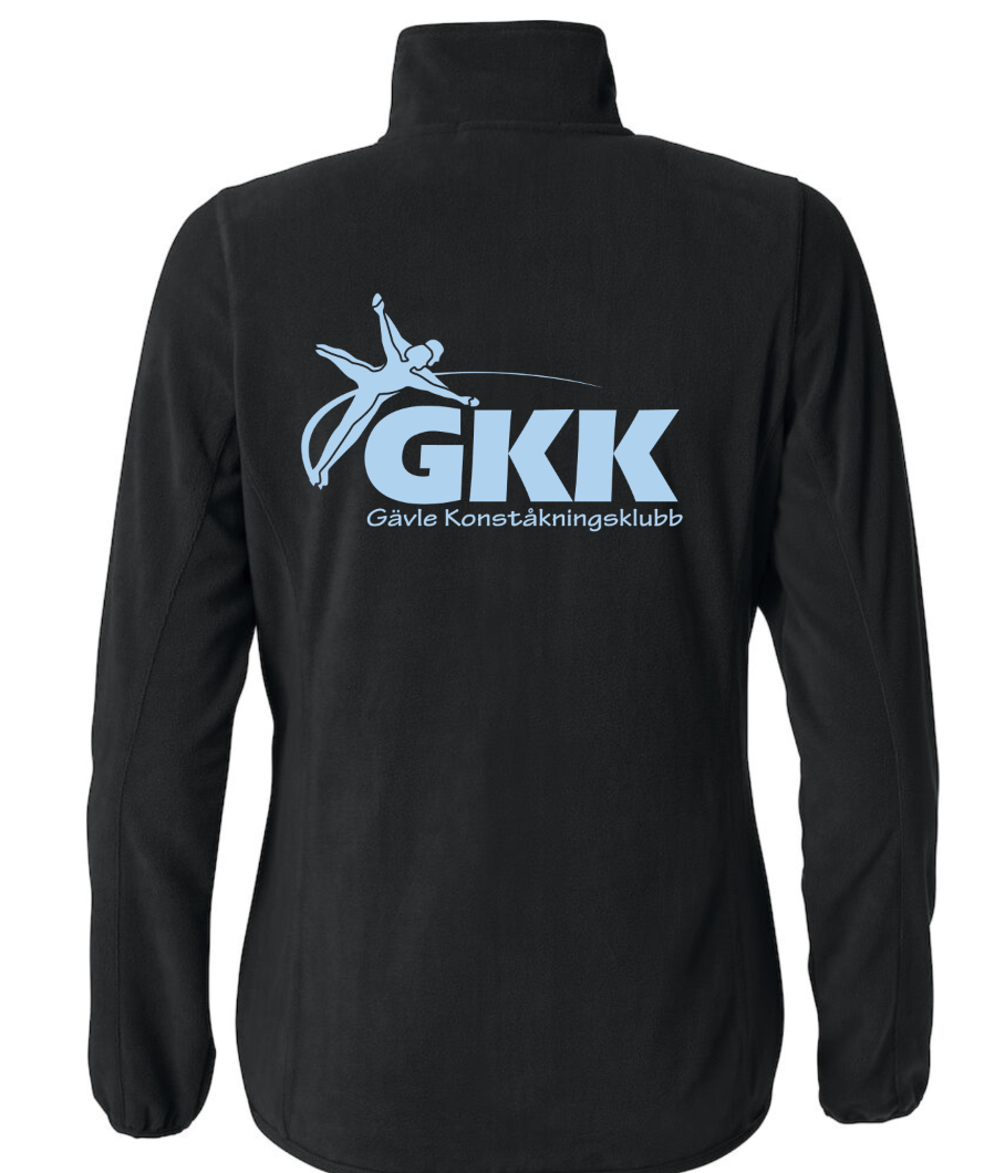 GÄVLE KONSTÅKNINGSKLUBB BASIC MICRO FLEECE DAM SVART