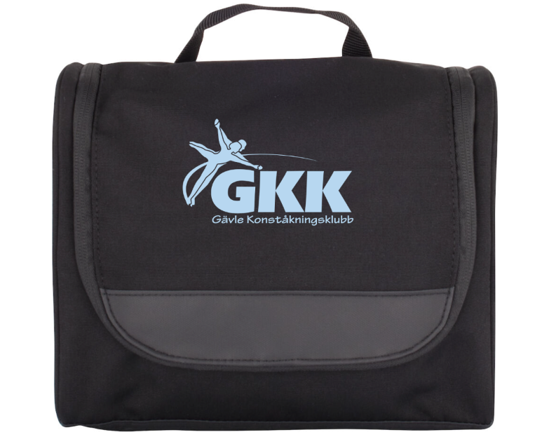 TOILET BAG SVART GÄVLE KONSTÅKNINGSKLUBB