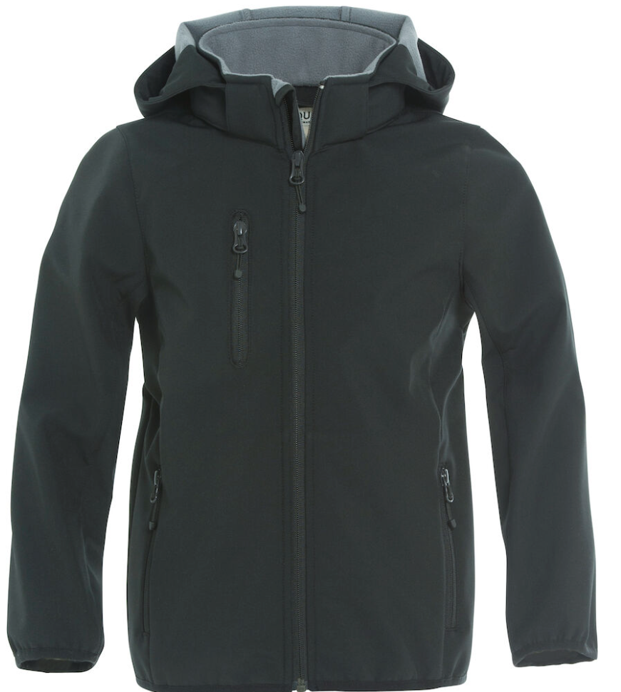 BASIC SOFTSHELL JACKA SVART JUNIOR