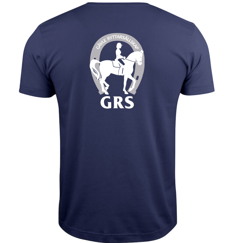 GÄVLE RYTTARSÄLLSKAP BASIC T-SHIRT V-NECK NAVY