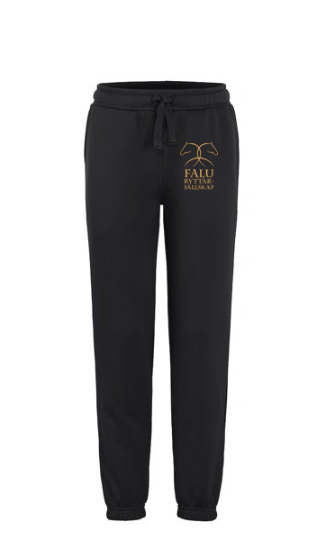 BASIC ACTIVE PANTS JUNIOR SVART/GULD FALU RYTTARSÄLLSKAP
