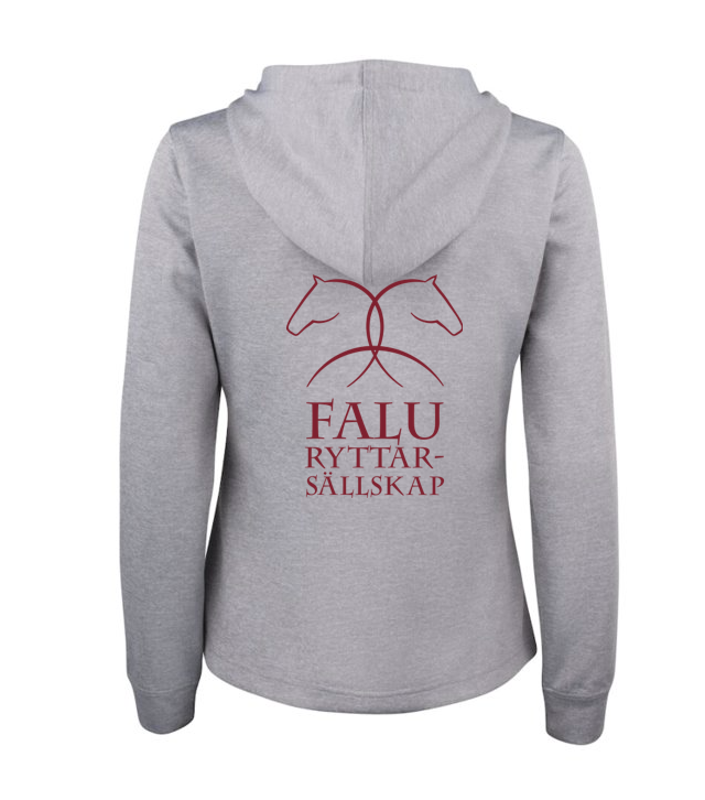 FALU RYTTARSÄLLSKAP BASIC ACTIVE HOOD GRÅ/RÖD