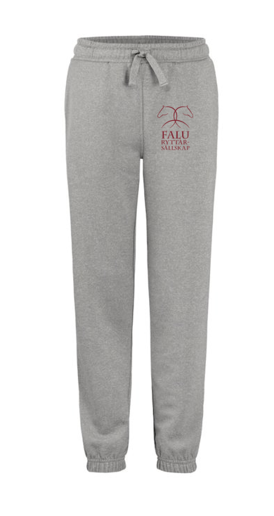 FALU RYTTARSÄLLSKAP BASIC ACTIVE PANTS JUNIOR GRÅ/RÖD