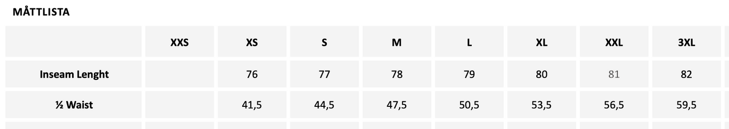 FALU RYTTARSÄLLSKAP BASIC ACTIVE PANTS UNISEX SVART/GULD