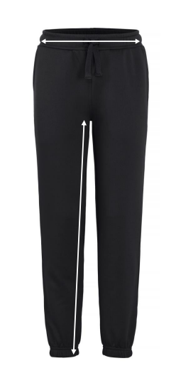 BASIC ACTIVE PANTS JUNIOR SVART/GULD FALU RYTTARSÄLLSKAP