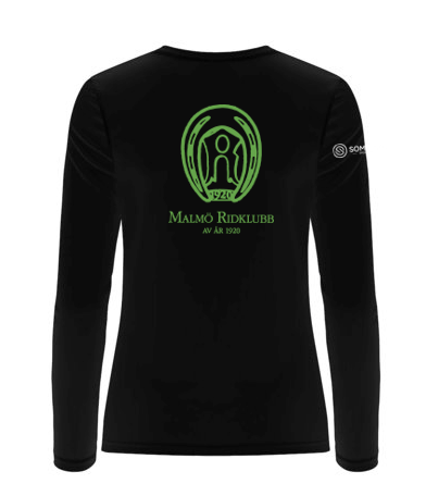 MALMÖ RIDKLUBB BASIC ACTIVE LONGSLEEVE UNISEX SVART