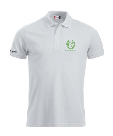 MALMÖ RIDKLUBB PIKÉ MANHATTAN UNISEX VIT