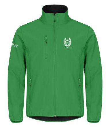 CLASSIC SOFTSHELL JACKA UNISEX GRÖN MALMÖ RIDKLUBB