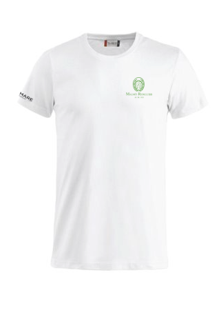 BASIC T-SHIRT UNISEX VIT MALMÖ RIDKLUBB