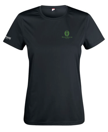 BASIC ACTIVE T-SHIRT DAM SVART MALMÖ RIDKLUBB