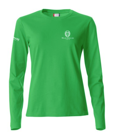 BASIC LONGSLEEVE UNISEX GRÖN MALMÖ RIDKLUBB
