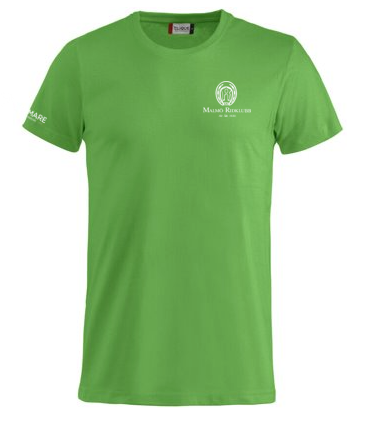 BASIC T-SHIRT UNISEX GRÖN MALMÖ RIDKLUBB