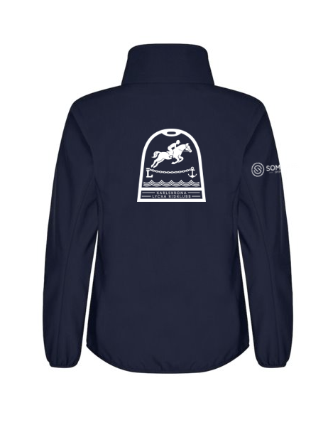 KARLSKRONA LYCKÅ RIDKLUBB CLASSIC SOFTSHELL JACKA UNISEX NAVY