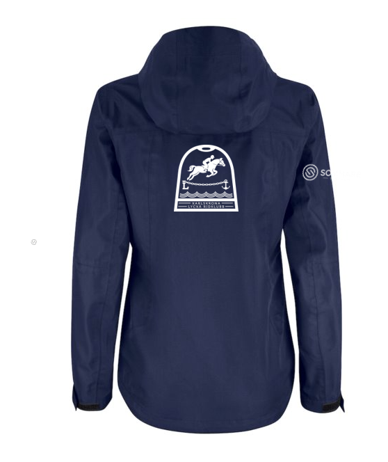 KARLSKRONA LYCKÅ RIDKLUBB WACO SKAL-REGNJACKA DAM NAVY
