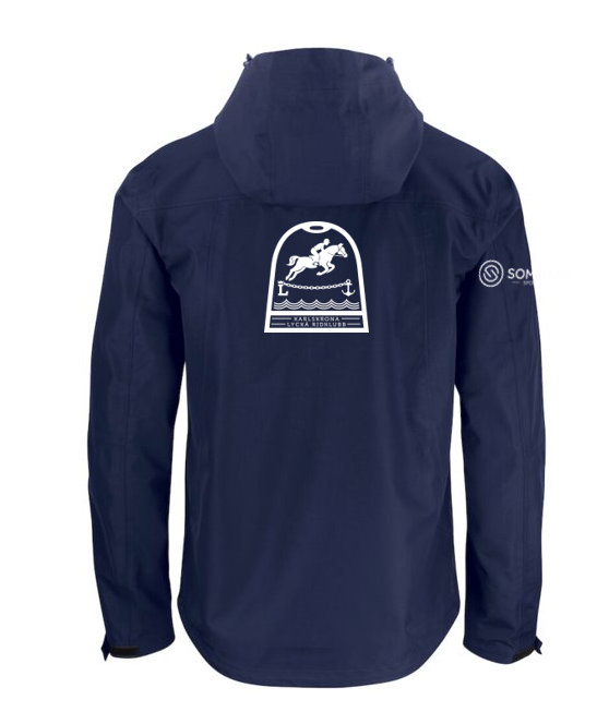 KARLSKRONA LYCKÅ RIDKLUBB WACO SKAL-REGNJACKA UNISEX NAVY
