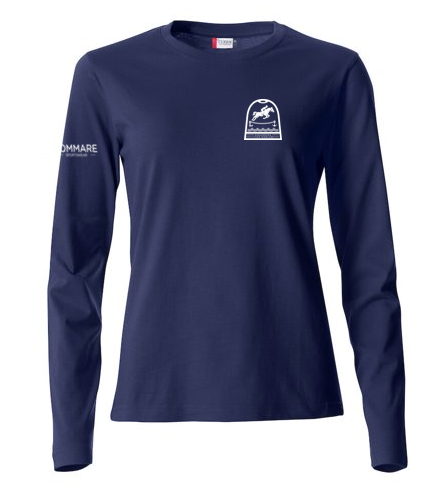 KARLSKRONA LYCKÅ RIDKLUBB BASIC ACTIVE LONGSLEEVE DAM NAVY