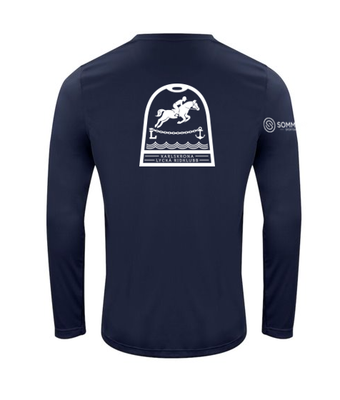 KARLSKRONA LYCKÅ RIDKLUBB BASIC ACTIVE LONGSLEEVE UNISEX NAVY