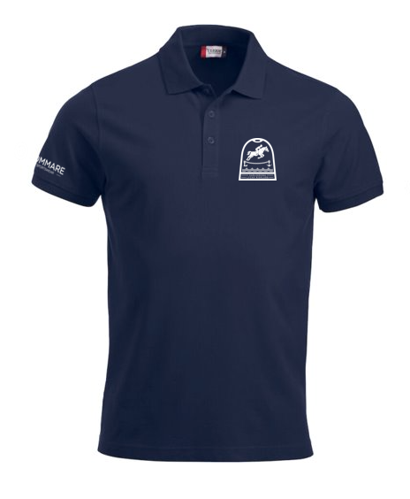 KARLSKRONA LYCKÅ RIDKLUBB MANHATTAN PIKÉ UNISEX NAVY