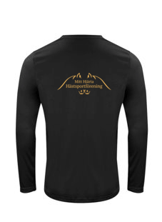 MITT HJÄRTA HÄSTSPORTFÖRENING BASIC ACTIVE LONGSLEEVE DAM SVART