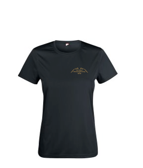 MITT HJÄRTA HÄSTSPORTFÖRENING BASIC ACTIVE T-SHIRT JUNIOR SVART