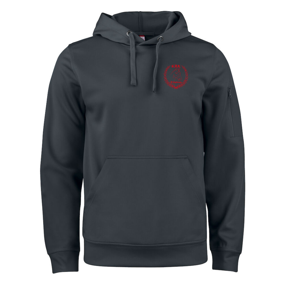 KILAFORS RIDKLUBB BASIC ACTIVE HOODY UNISEX SVART