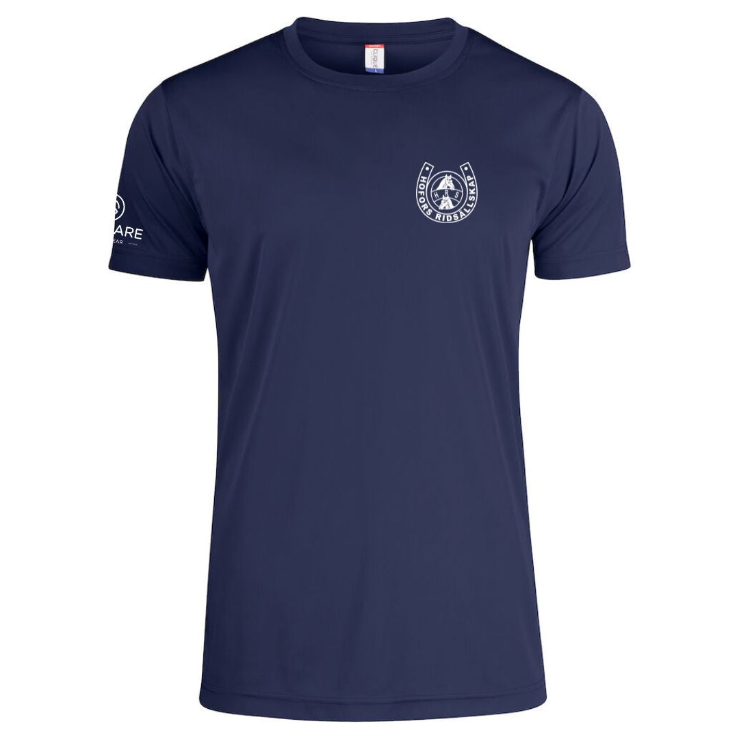 HOFORS RIDSÄLLSKAP BASIC ACTIVE T-SHIRT JUNIOR NAVY