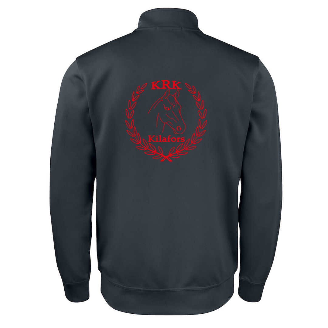 KILAFORS RIDKLUBB BASIC ACTIVE CARDIGAN UNISEX SVART