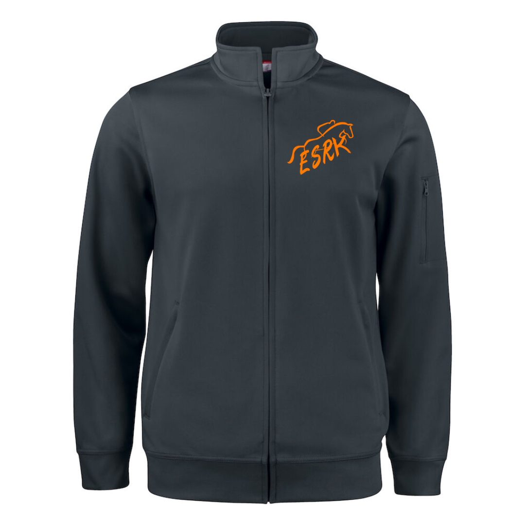 BASIC ACTIVE CARDIGAN UNISEX SVART ERIKSDALS SPORTRYTTARKLUBB
