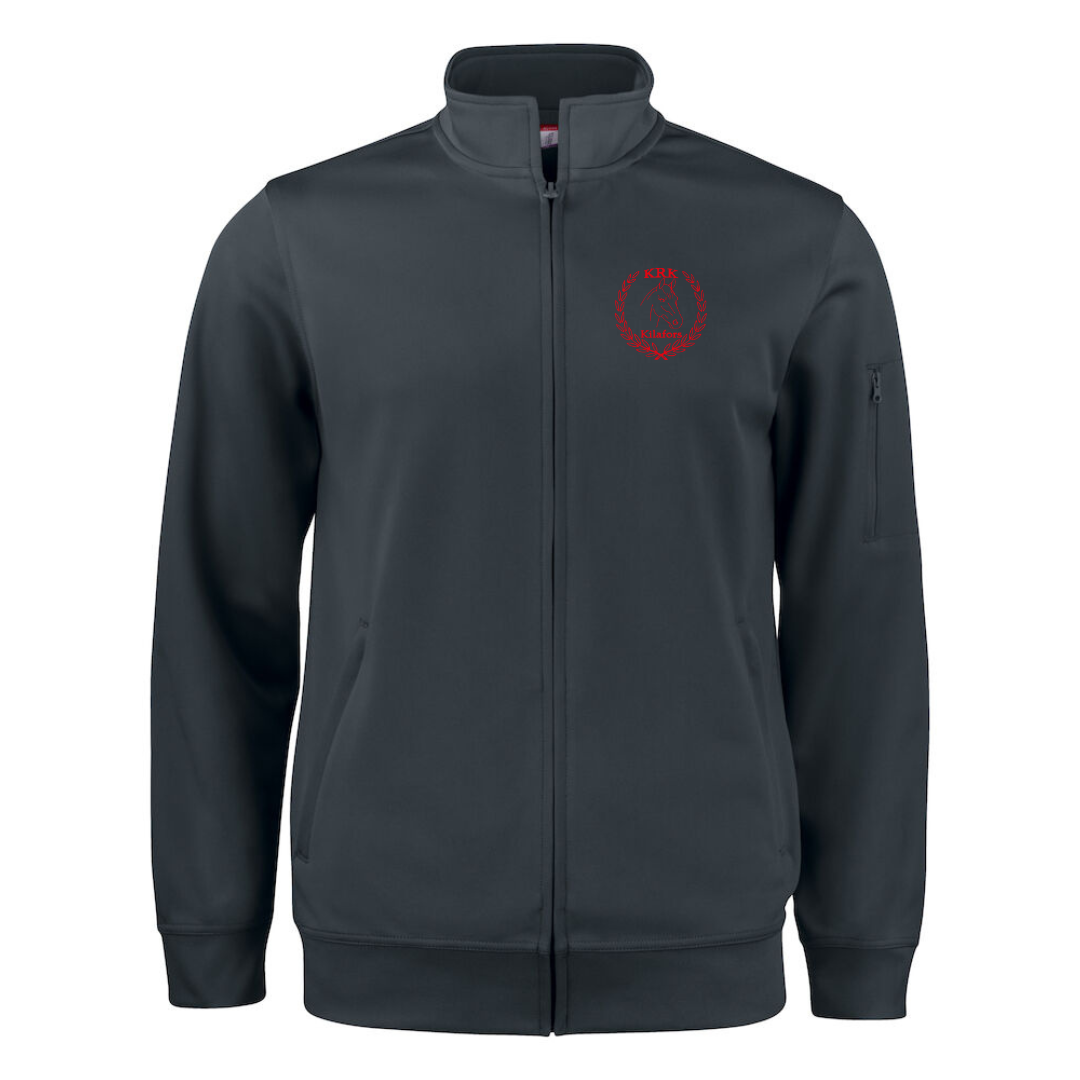 KILAFORS RIDKLUBB BASIC ACTIVE CARDIGAN UNISEX SVART