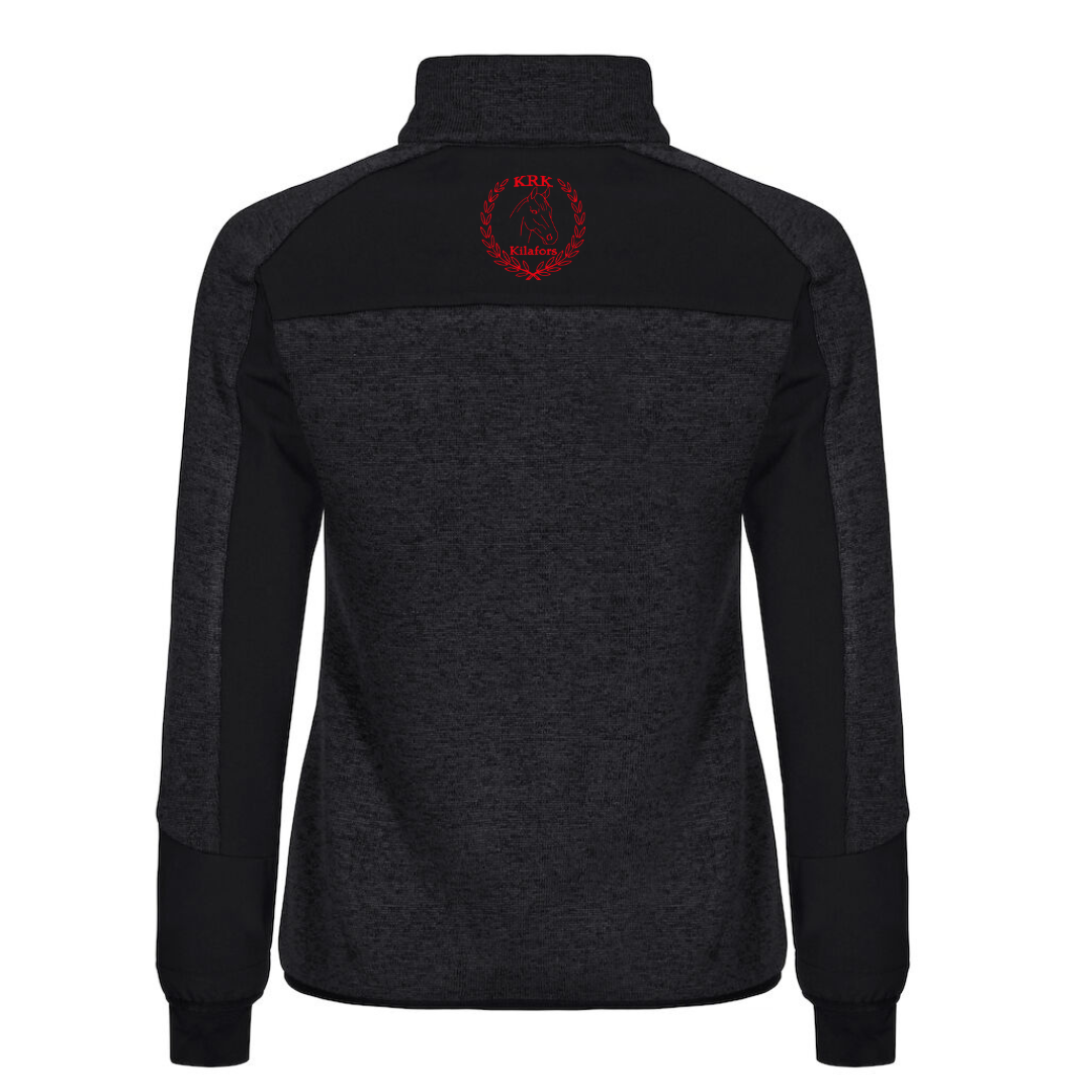 KILAFORS RIDKLUBB HAINES FLEECE JACKA DAM SVART
