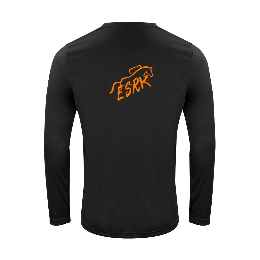 ERIKSDALS SPORTRYTTARKLUBB BASIC ACTIVE LONGSLEEVE DAM SVART