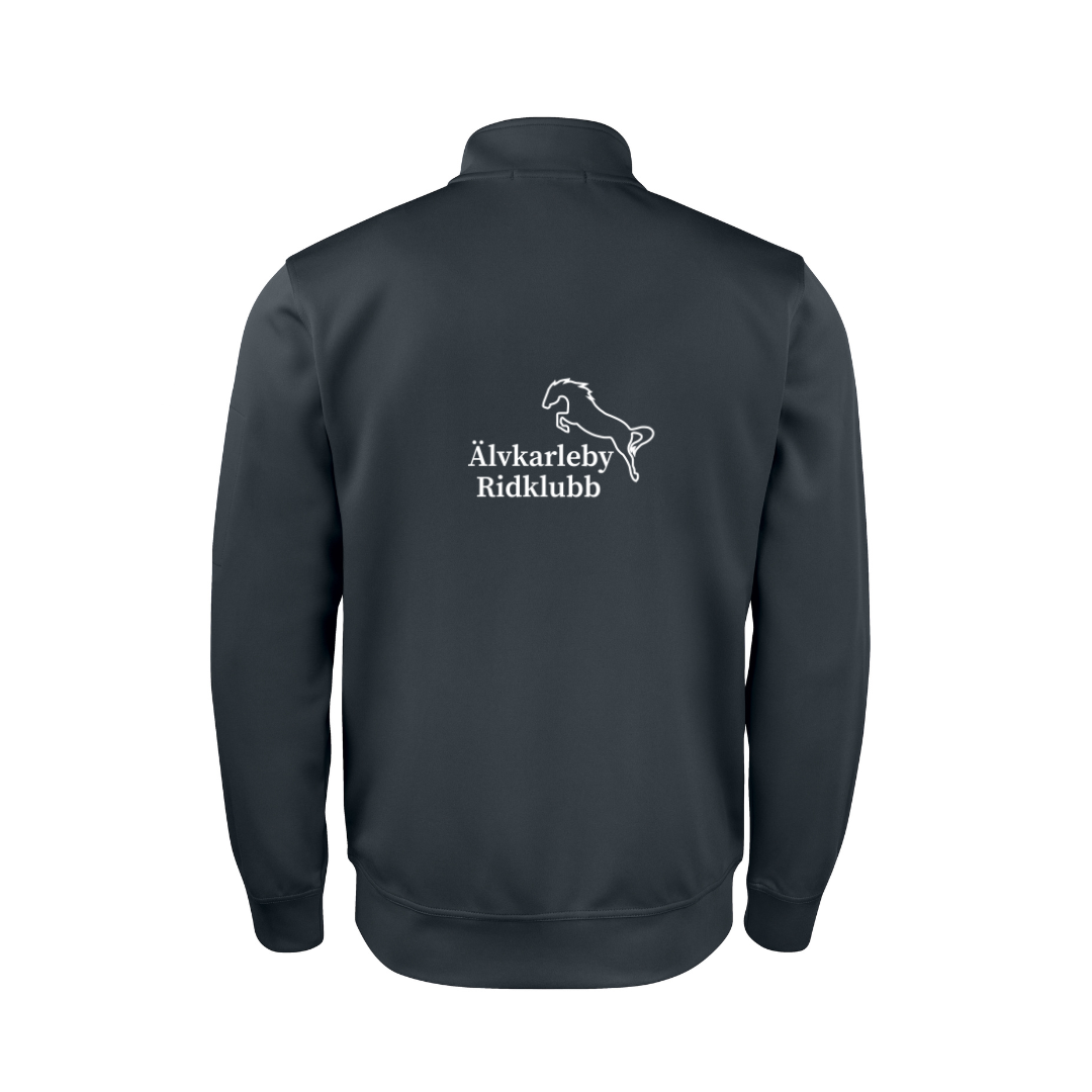ÄLVKARLEBY RIDKLUBB BASIC ACTIVE CARDIGAN UNISEX SVART