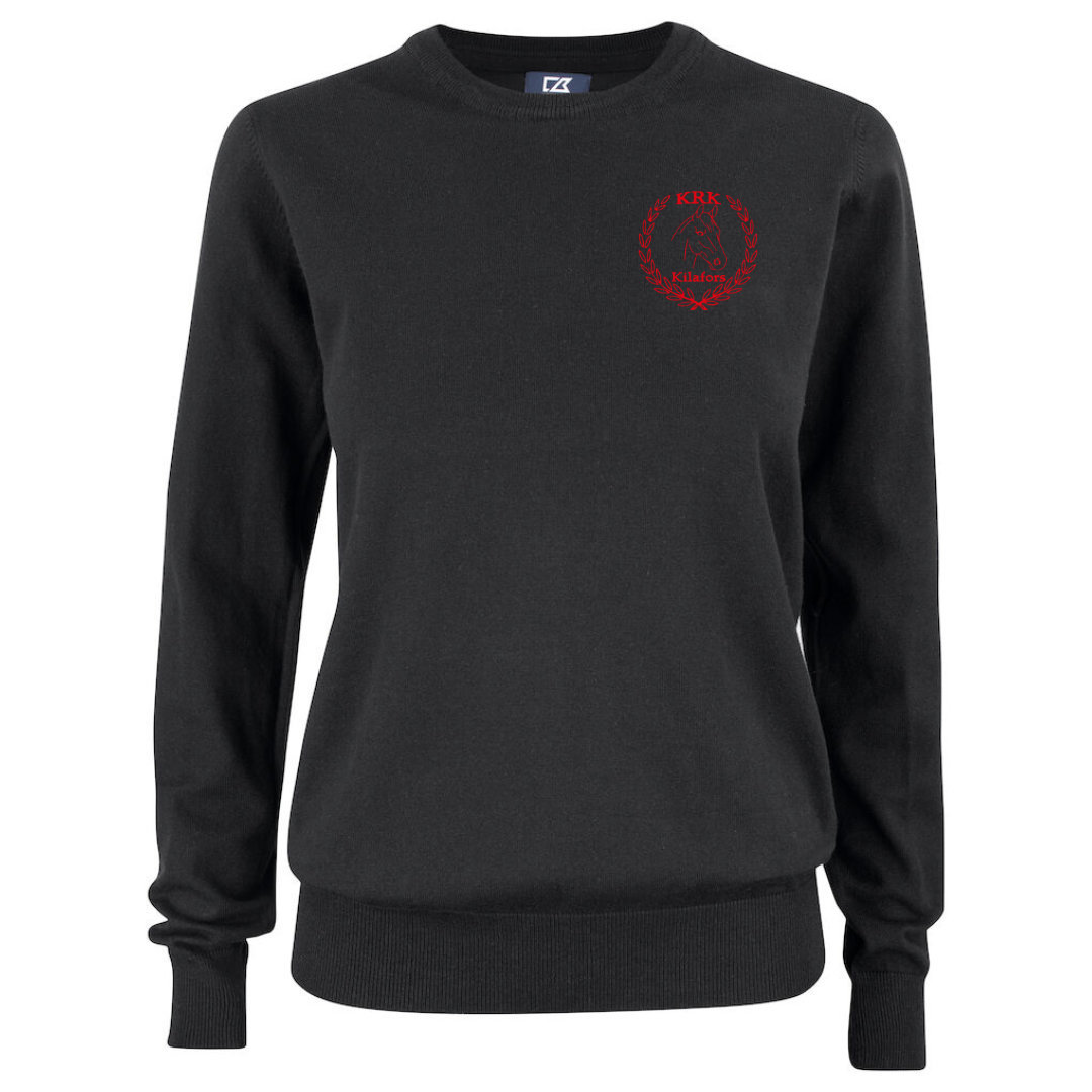 OAKVILLE CREWNECK SVART DAM KILAFORS RIDKLUBB