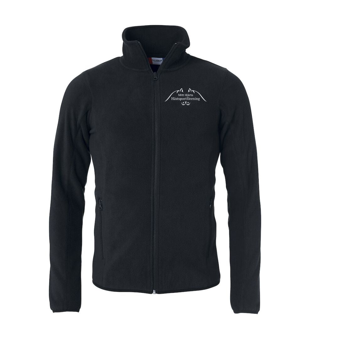 BASIC POLAR FLEECE JACKET SVART MITT HJÄRTA HÄSTSPORTFÖRENING