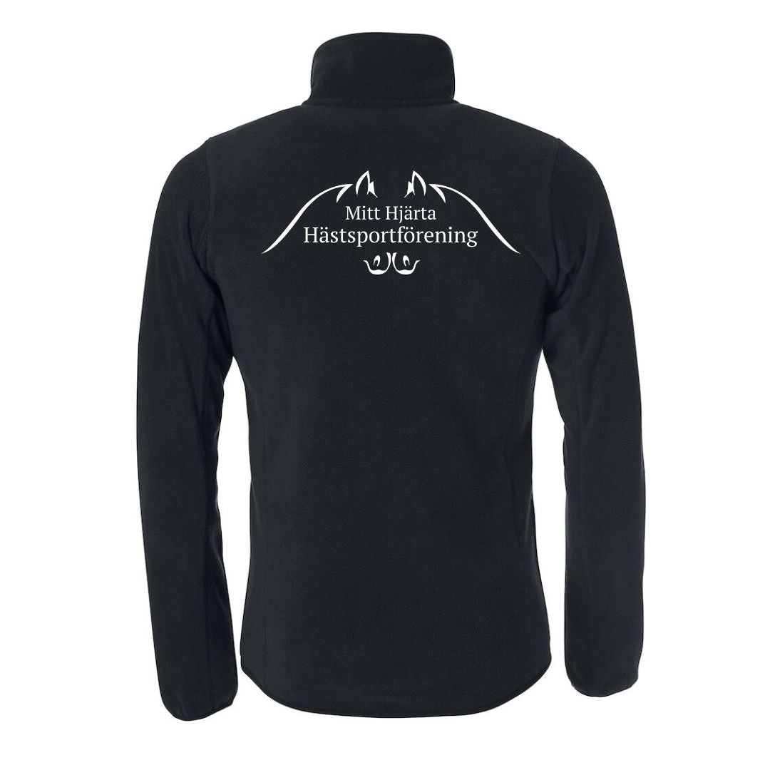 BASIC POLAR FLEECE JACKET SVART MITT HJÄRTA HÄSTSPORTFÖRENING