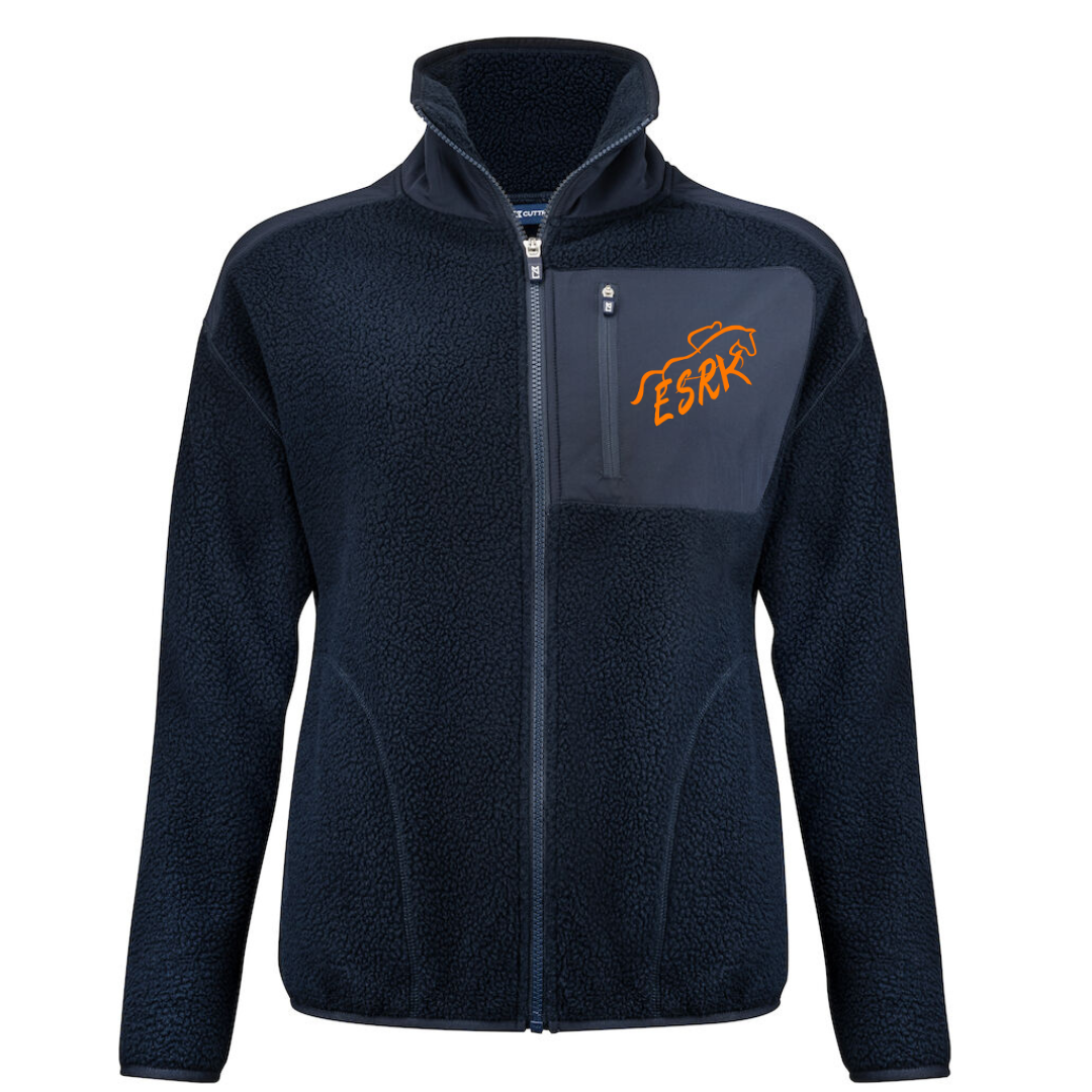 ERIKSDALS SPORTRYTTARKLUBB CASCADE SHERPA FLEECE JACKA NAVY