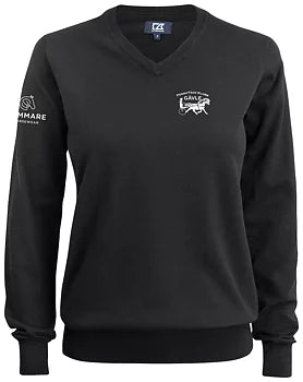 GÄVLE PONNYTRAVKLUBB OAKVILLE V-NECK SVART