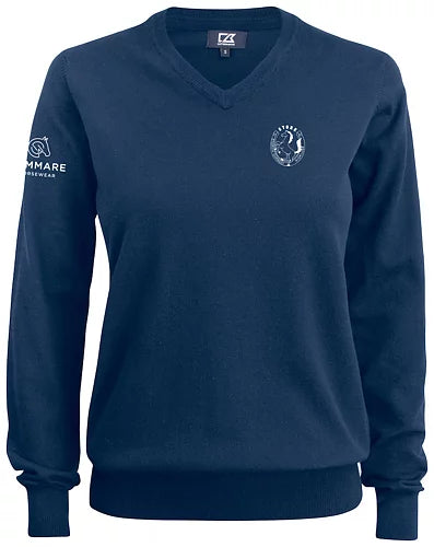 STORVIK-OVANSJÖ RIDKLUBB OAKVILLE V-NECK NAVY