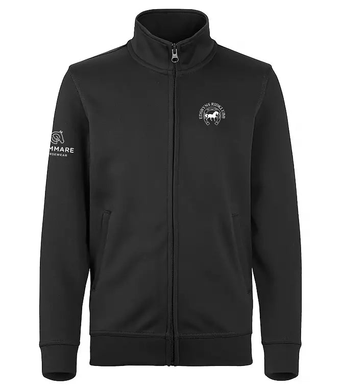 EDSBYNS RIDKLUBB BASIC ACTIVE CARDIGAN JUNIOR SVART