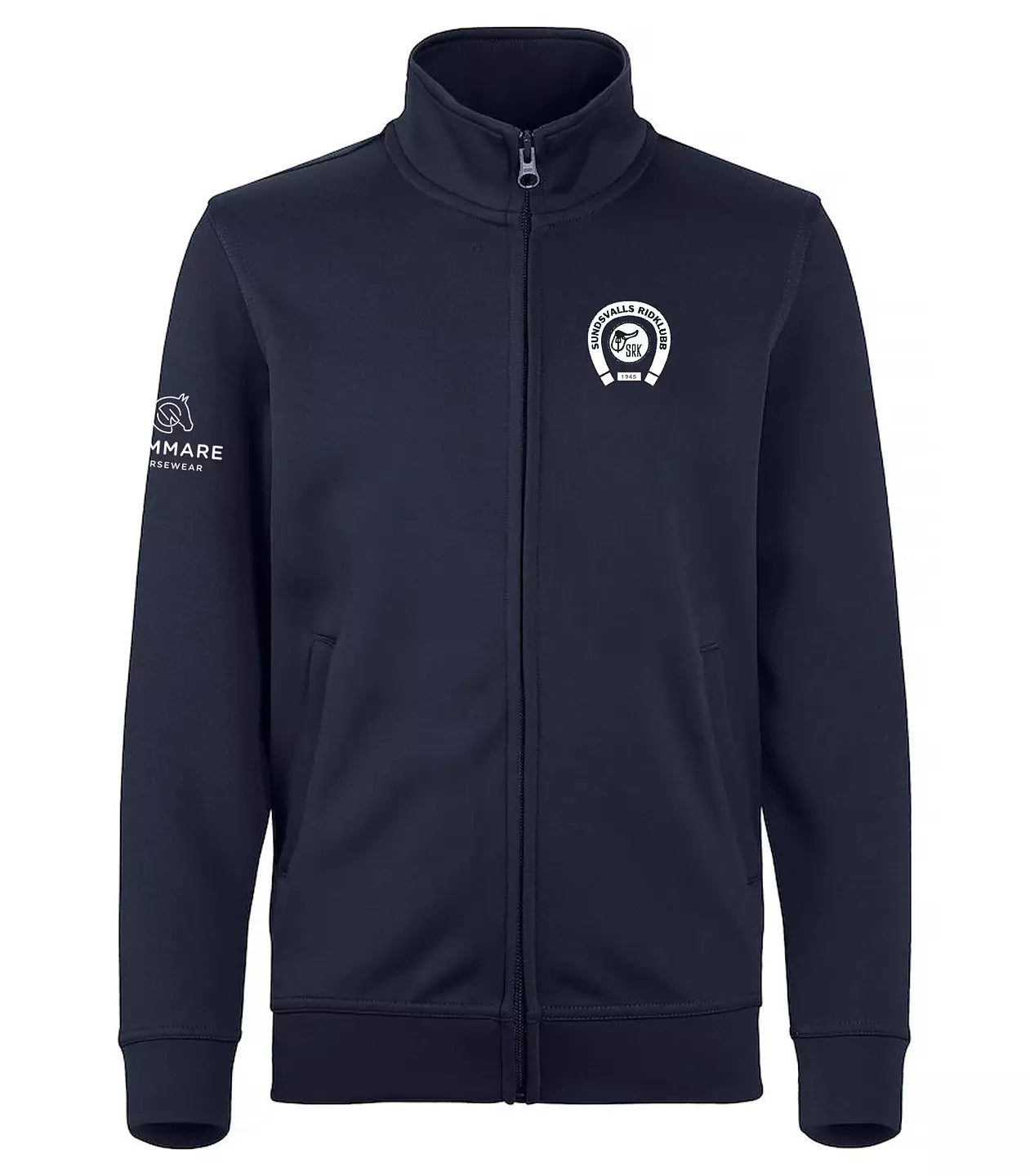 SUNDSVALLS RIDKLUBB BASIC ACTIVE CARDIGAN JUNIOR NAVY