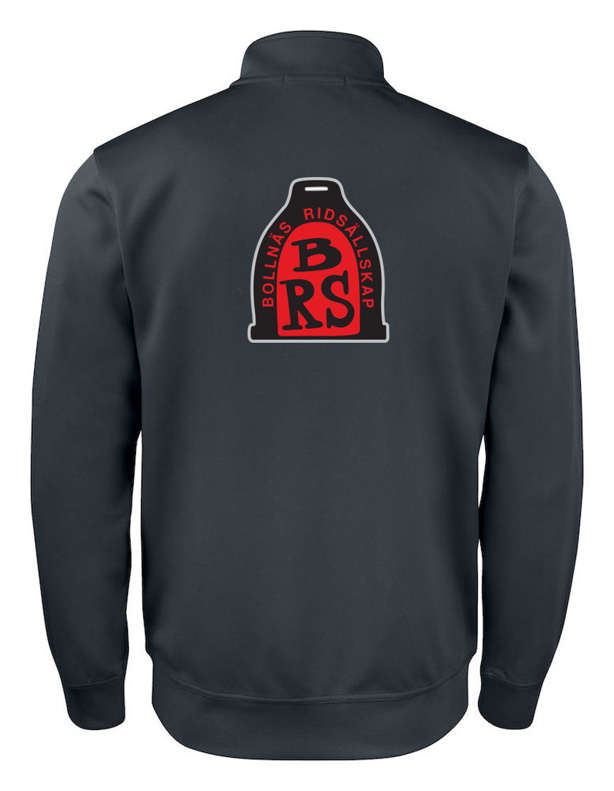 BOLLNÄS RIDSÄLLSKAP ACTIVE CARDIGAN ZIP UNISEX SVART