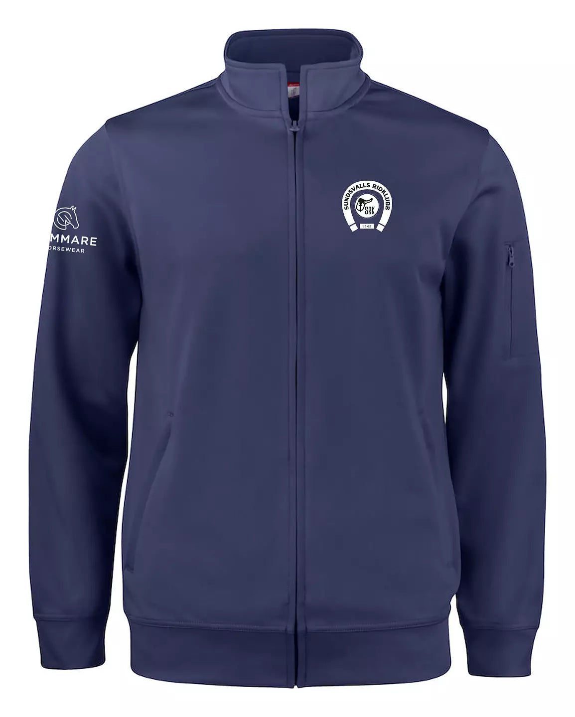 SUNDSVALLS RIDKLUBB BASIC ACTIVE CARDIGAN UNISEX NAVY